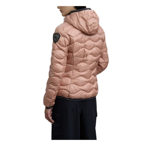 Piumino Donna Camelia con passante logo iconico e cappuccio
